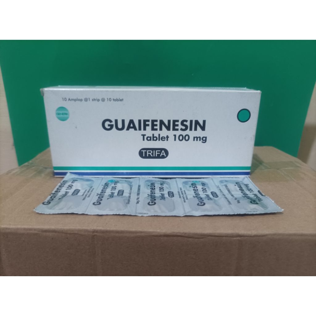 Guaifenesin Tablet obat pengencer dahak