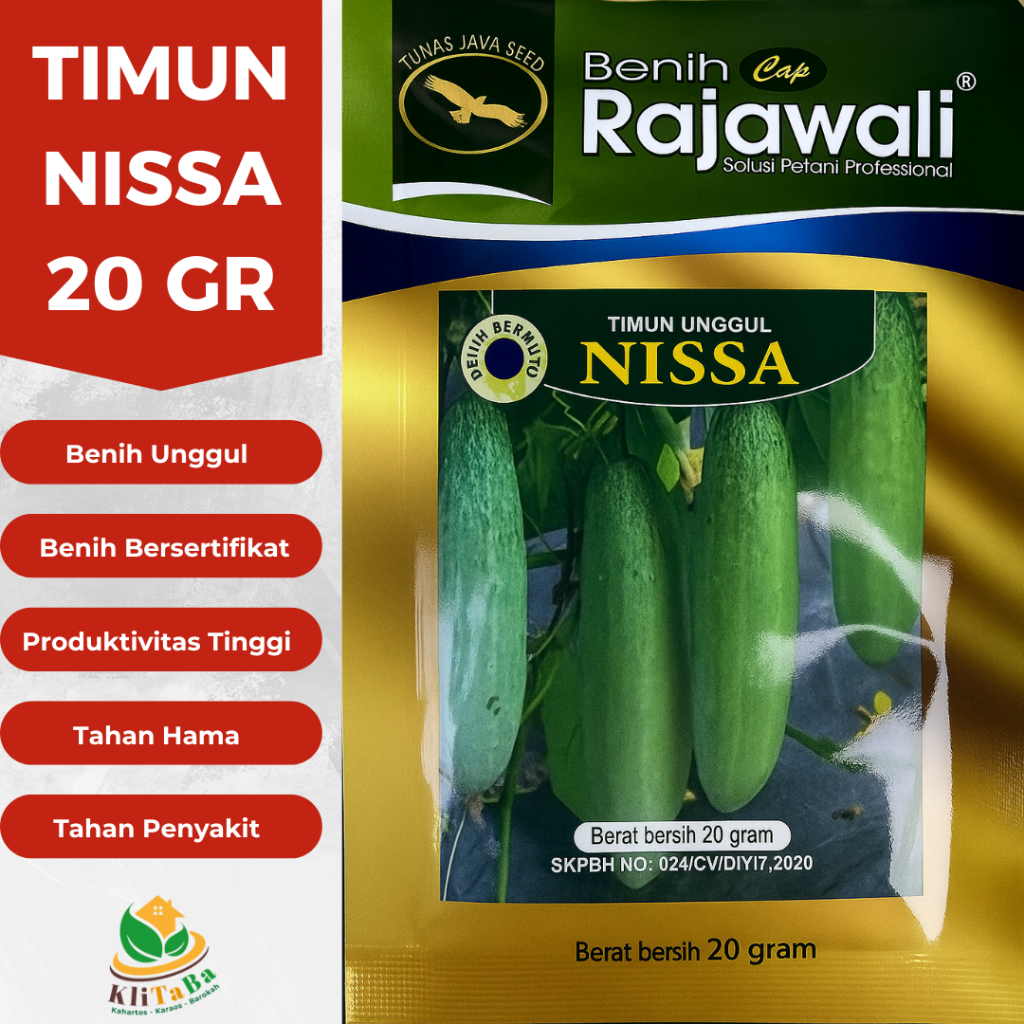 Benih Timun Nissa 20 gr - Cap Rajawali