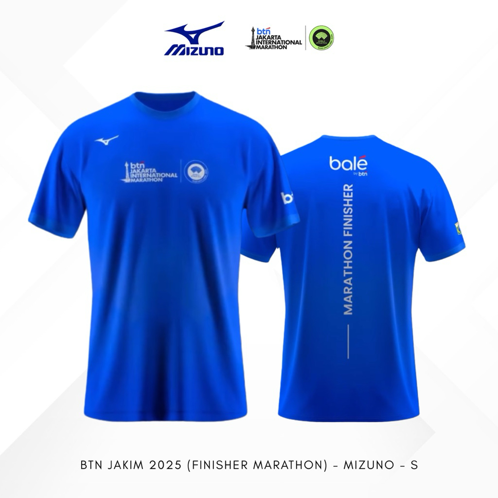 Jersey BTN JAKIM 2025 (Finisher Marathon) - Mizuno - (Size Small) | Baju Lari Official