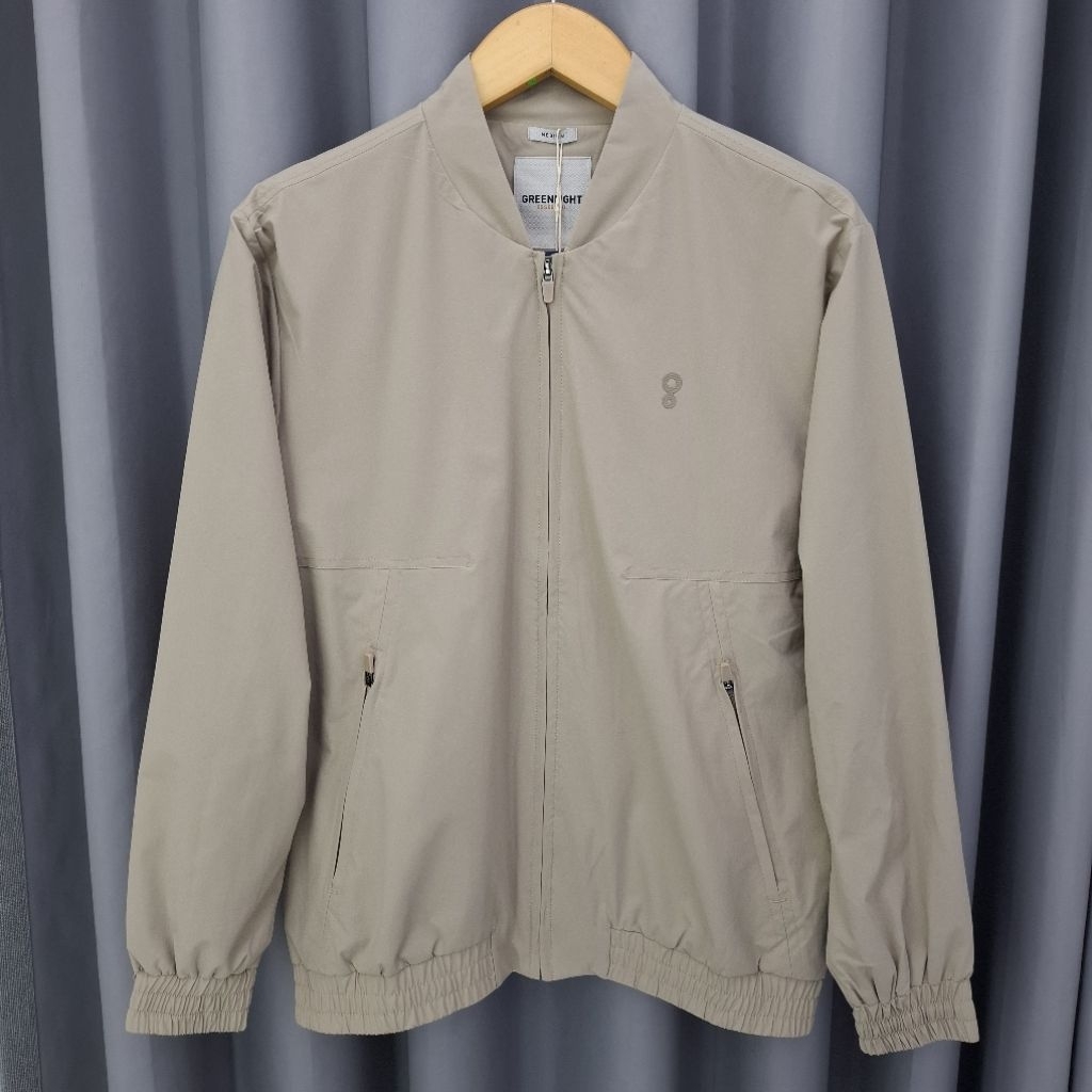 Greenlight Essential Jaket Pria Coach Bomber Regular Fit Polyester Abdalah Original