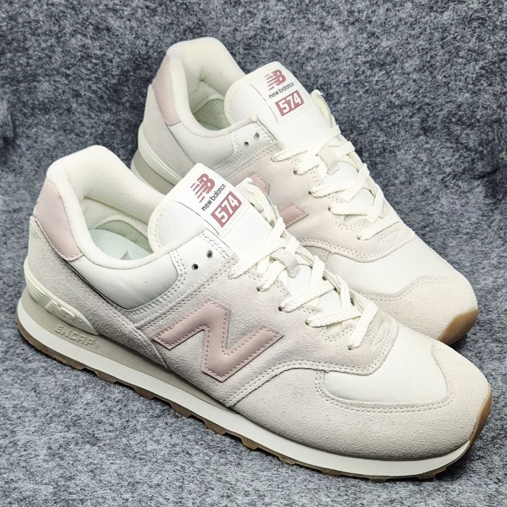 Sale sepatu NB 574 Beige grey classic suede mens sneakers original sepatu kasual pria