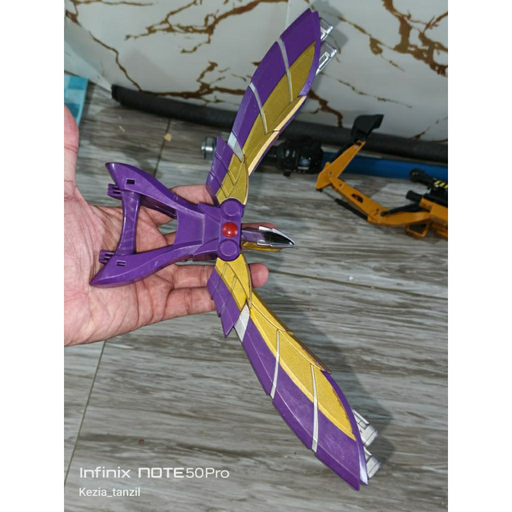 SENJATA BURUNG BIRD UNGU PURPLE SATRIA GARUDA BIMA X ORIGINAL ST HELIOS WEAPON MAINAN TOYS TOY BIMAX