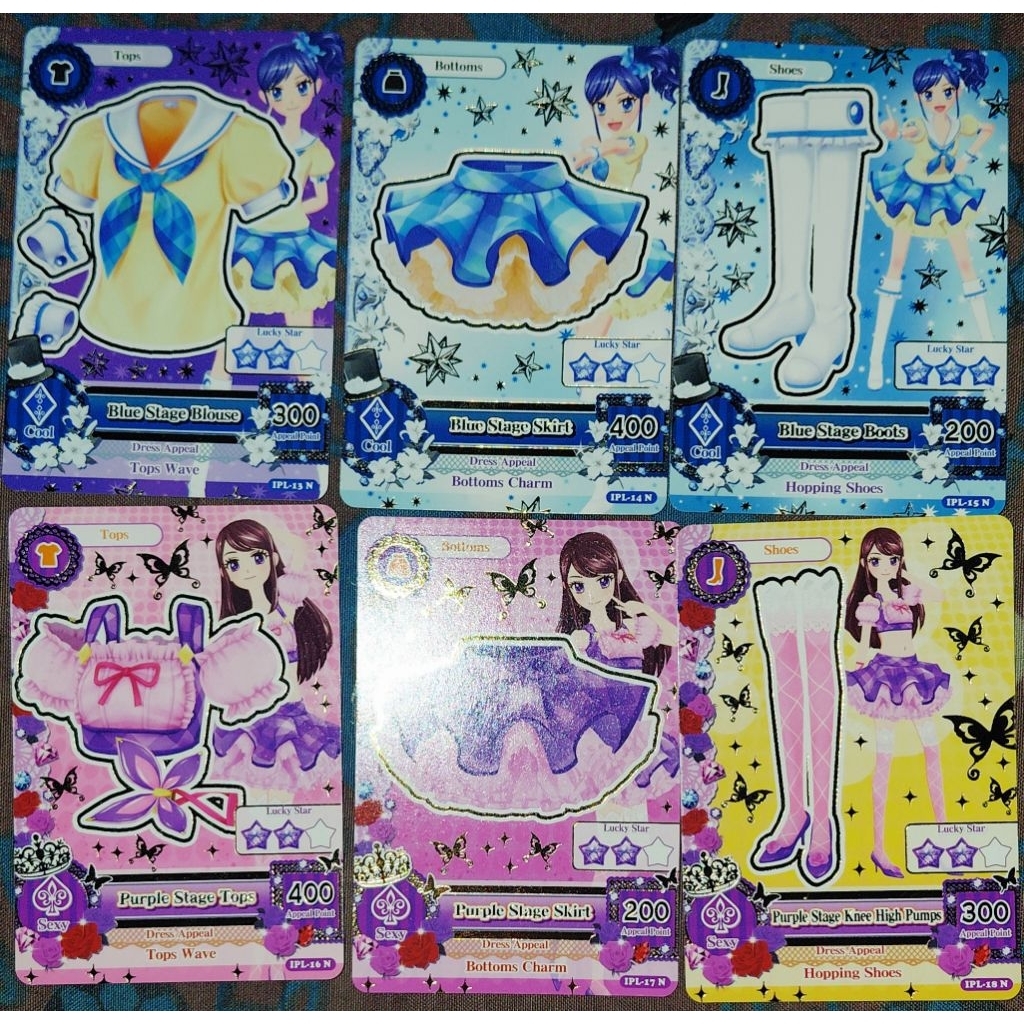 aikatsu stage Aoi dan Ran BETA Take all 2 set
