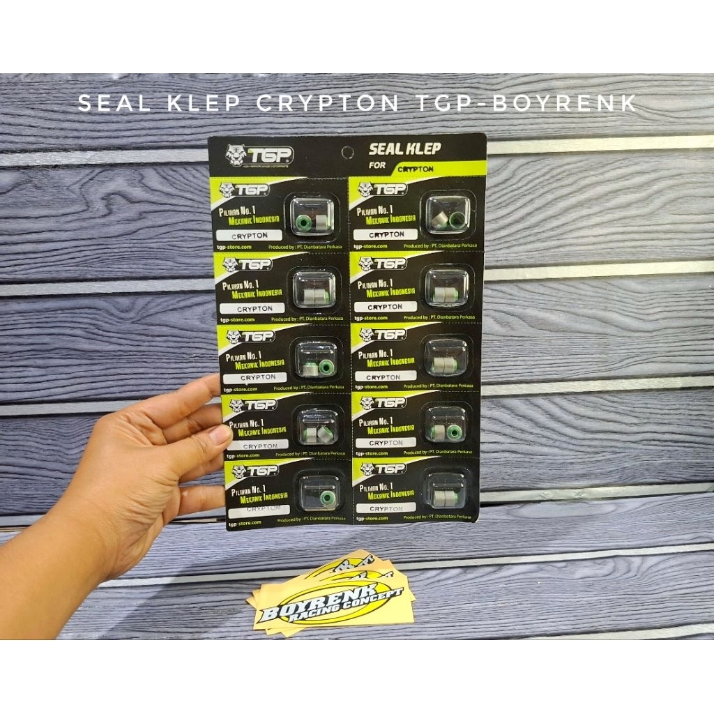 (1PASANG) SEAL KLEP SIL KLEP CRYPTON JUPITER Z VEGA ZR VEGA R NEW ORIGINAL TGP -BOYRENK