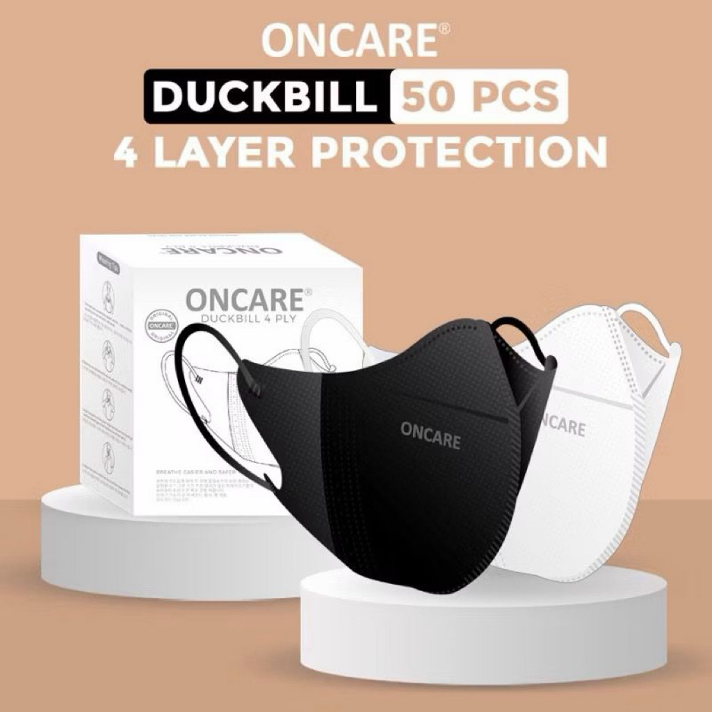 Masker Duckbill OnCare Earloop/Duckbill ONCARE isi 50pcs
