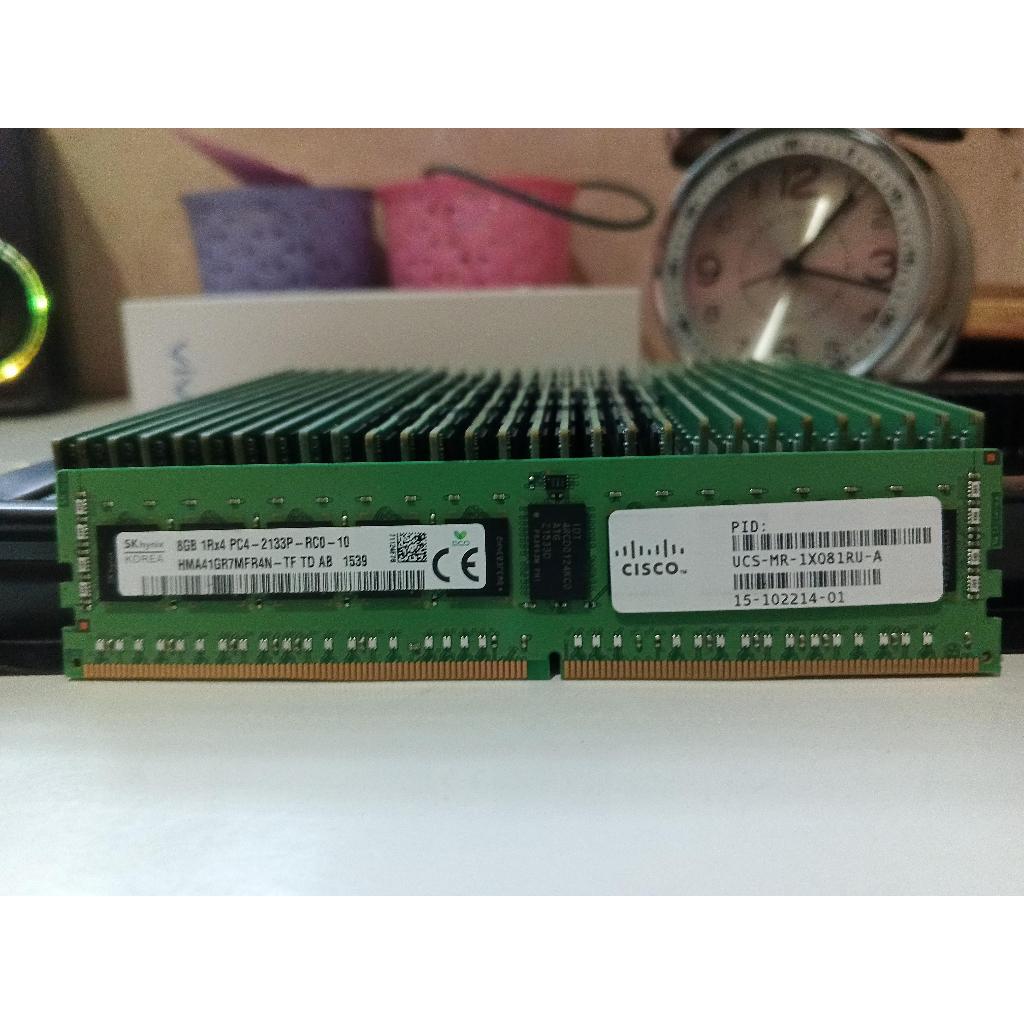 RAM Server DDR4 8GB 1Rx4 PC4-2133P/2400/2666 Registered ECC MEMORY