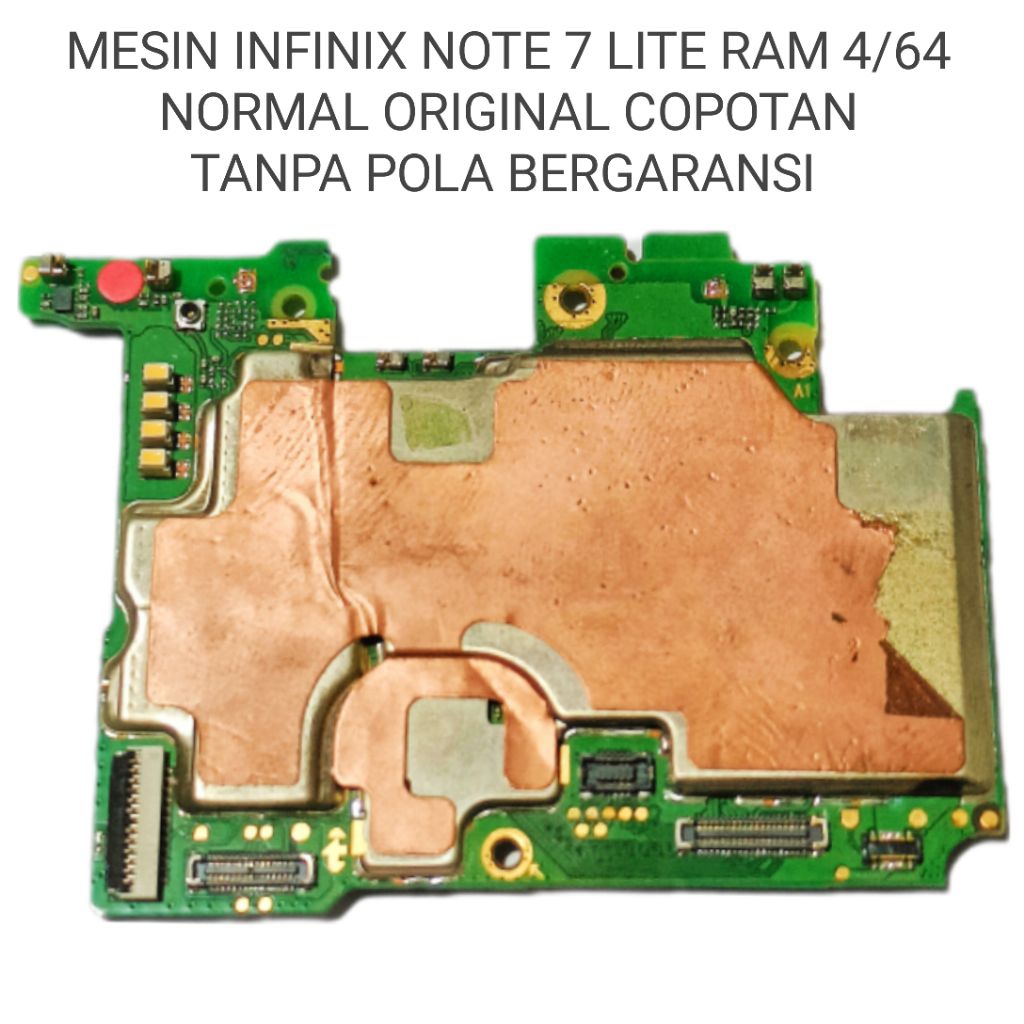 MESIN INFINIX NOTE 7 LITE RAM 4/64 NORMAL ORIGINAL COPOTAN TANPA POLA BERGARANSI