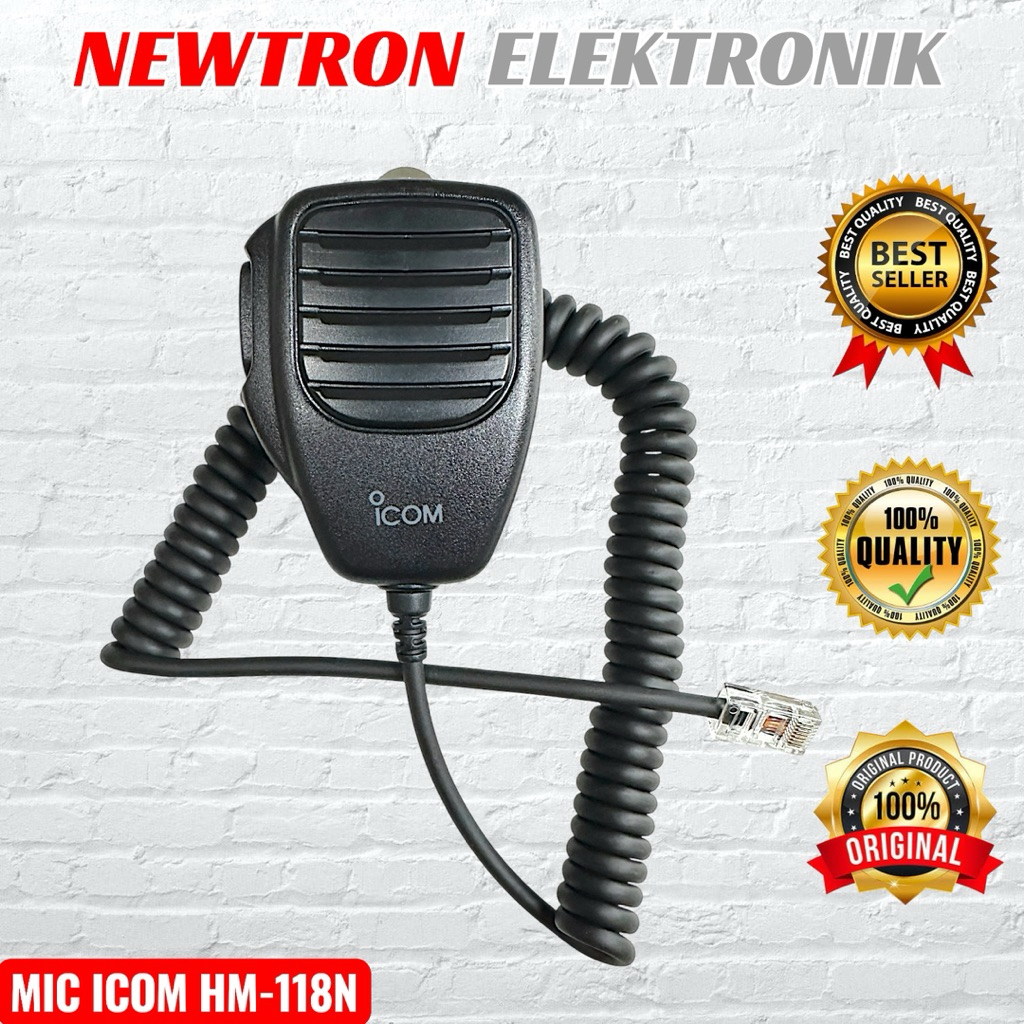 Mic Rig ICOM IC 2100 HM-118N 2200 2300 2720 Extramic Microphone HM118 HM118N 118