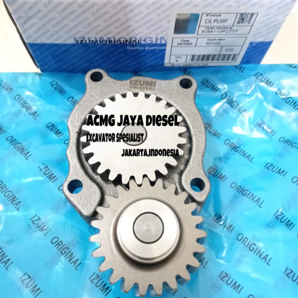 Oil pump PC200-7 6D102 IZUMI