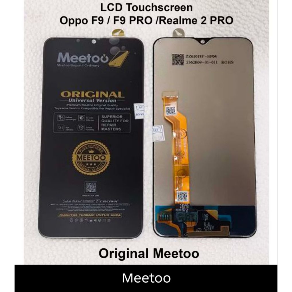 LCD Touchscreen Oppo F9 / F9 PRO / Realme 2 PRO Fullset Kualitas Crown Super