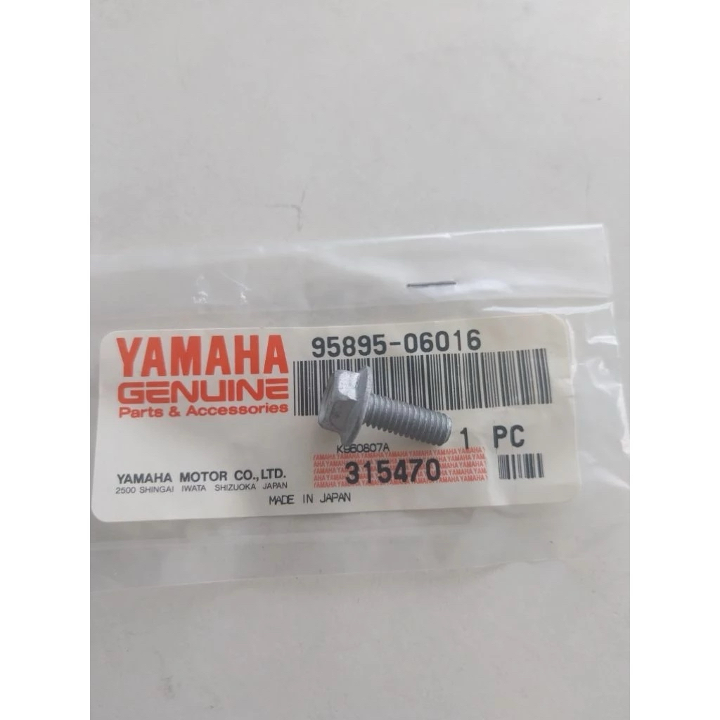 BOLT 95895-06016 UNTUK MESIN TEMPEL YAMAHA 3PK 4PK 8PK 40Pk 2TAK