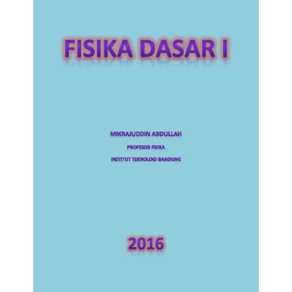 fisika dasar 1 mikrajuddin