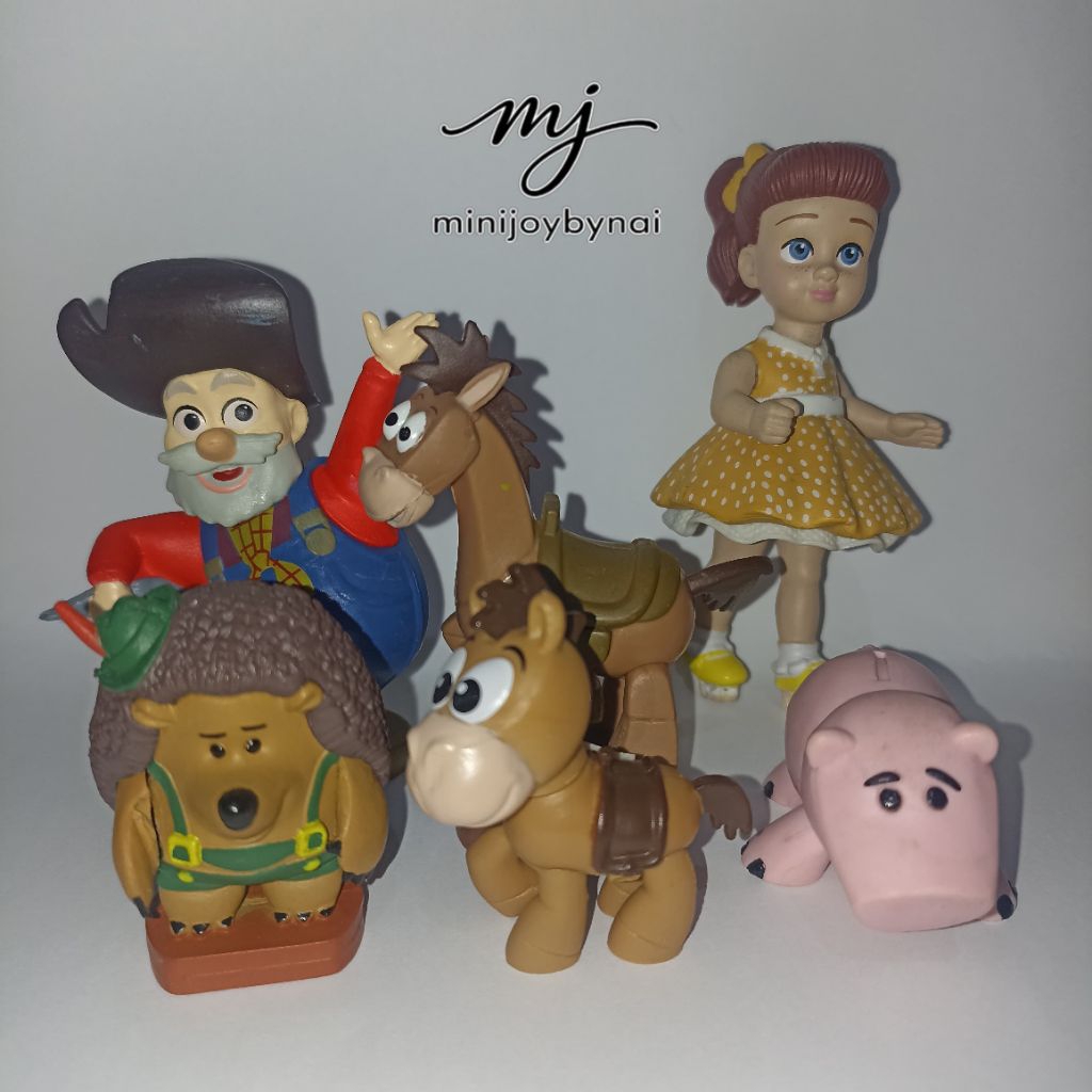 Mini Figure Toy Story Brand Disney Pixar. Stinky pete, Gaby, Ham, Bullseye, Mr. Pricklepants