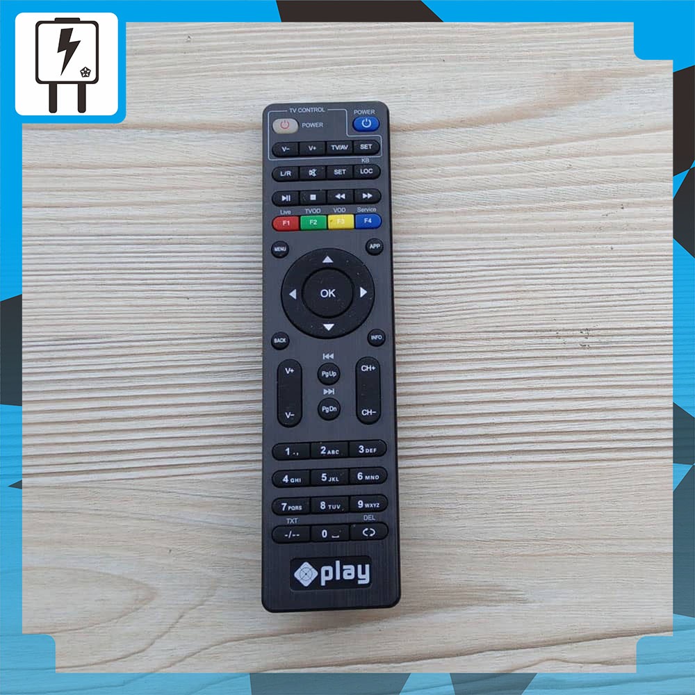 Remot STB MNC Play Remote Receiver Set Top Box TV LCD LED