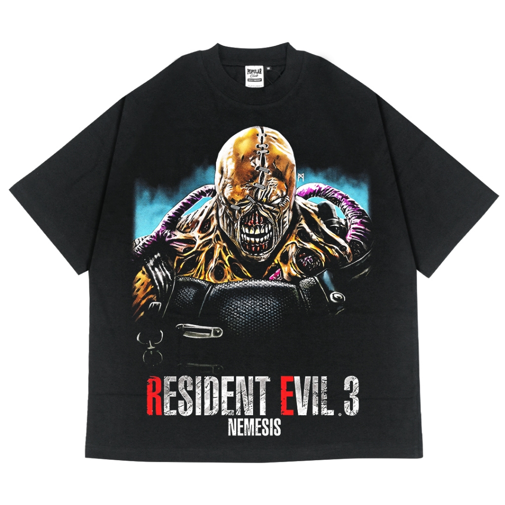 Resident Evil 3 Oversized Vintage T-Shirt – Black