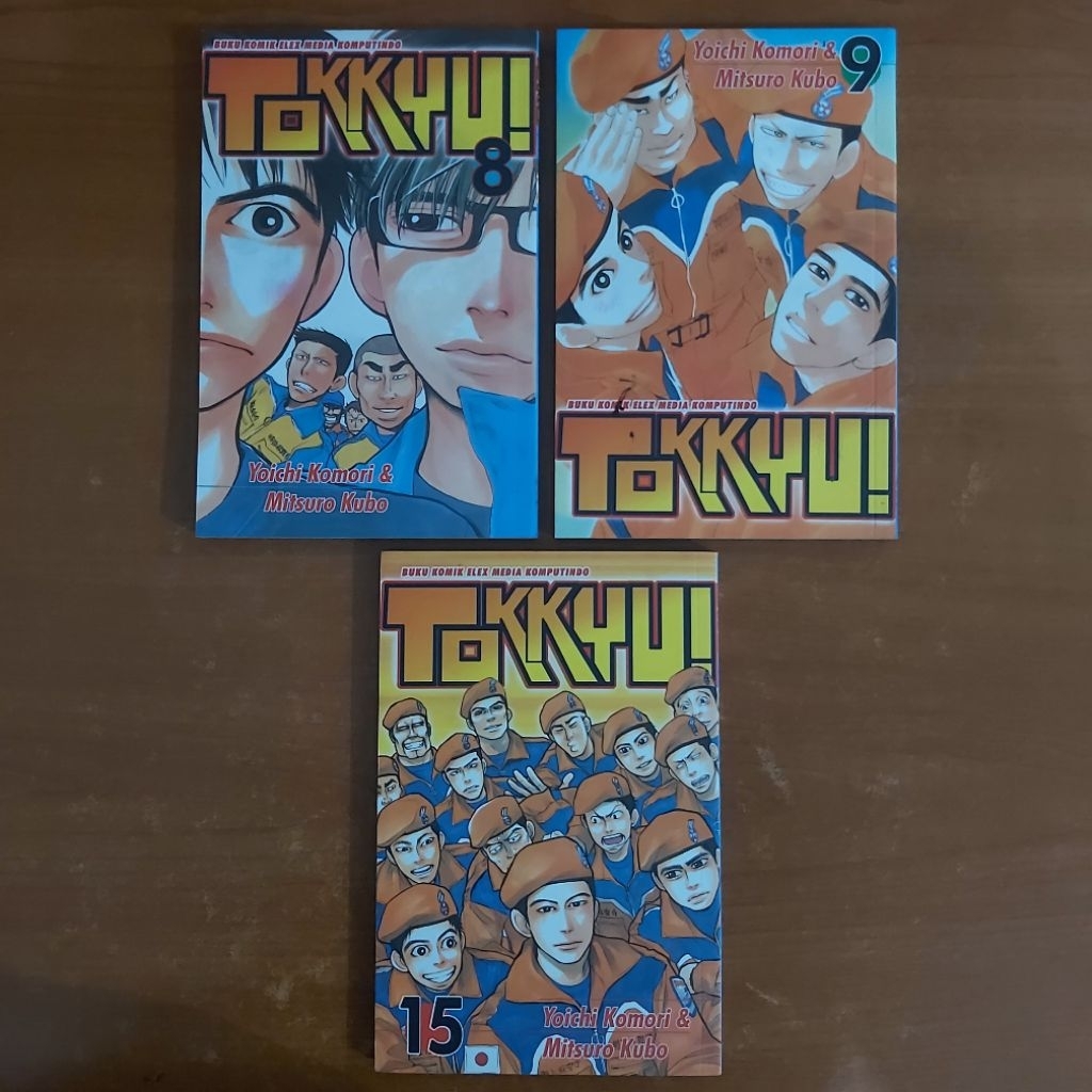TOKKYU- KOMIK TOKKYU ORI GRAMEDIA - SEGEL & NON SEGEL MULUSSS - JUAL SATUAN