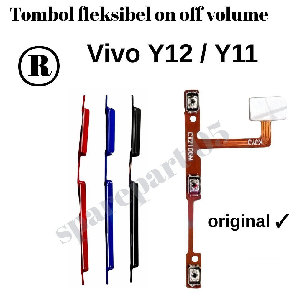 Fleksibel tombol on off volume HP Vivo Y12 / Y11