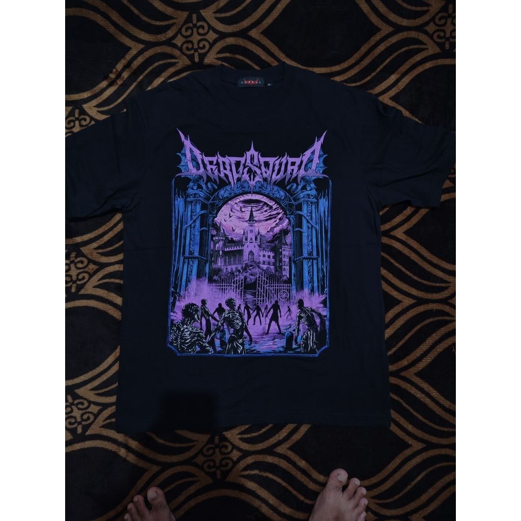 kaos merch original deadsquad tour eropa 2025 size L Second