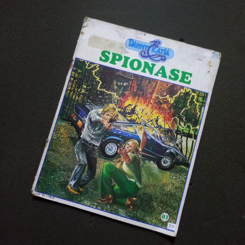 Komik Aksi & Spionase – Danny Krata #03 Spionase / Edisi Indonesia / Koleksi Komik Pulp Vintage / Or