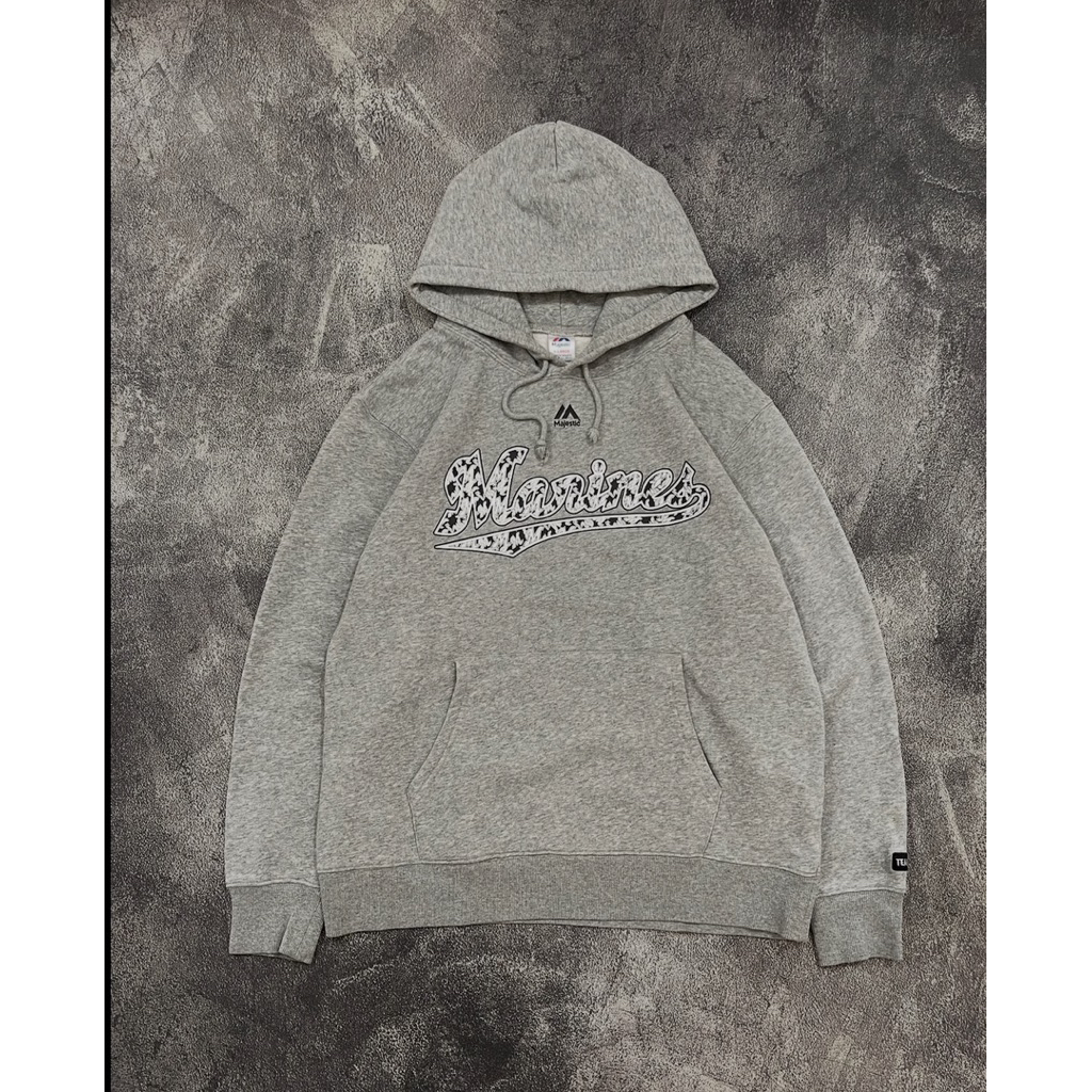 HOODIE MAJESTIC MARINERS LOGO - ABU