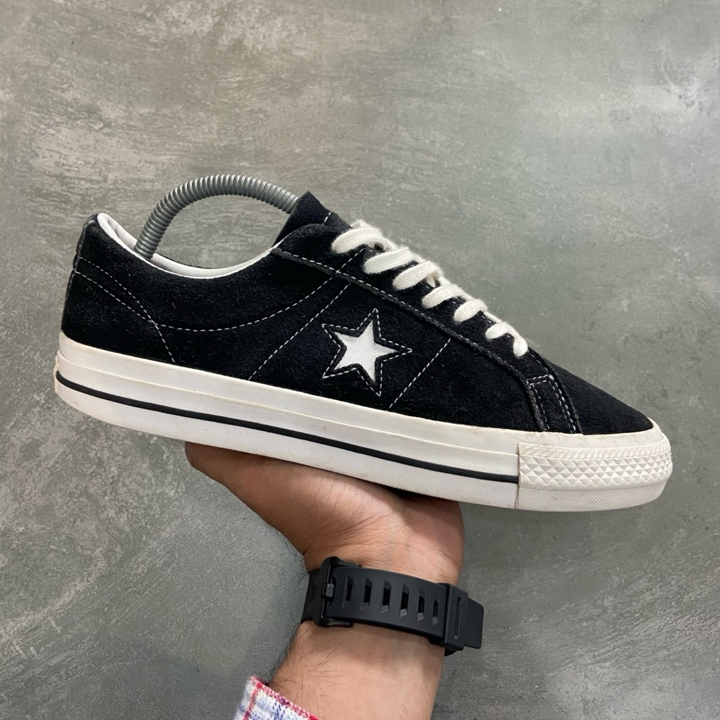 [Size 41] Converse One Star Pro Suede Low Black White 2022 (171327C) Second Original Kondisi Mulus N