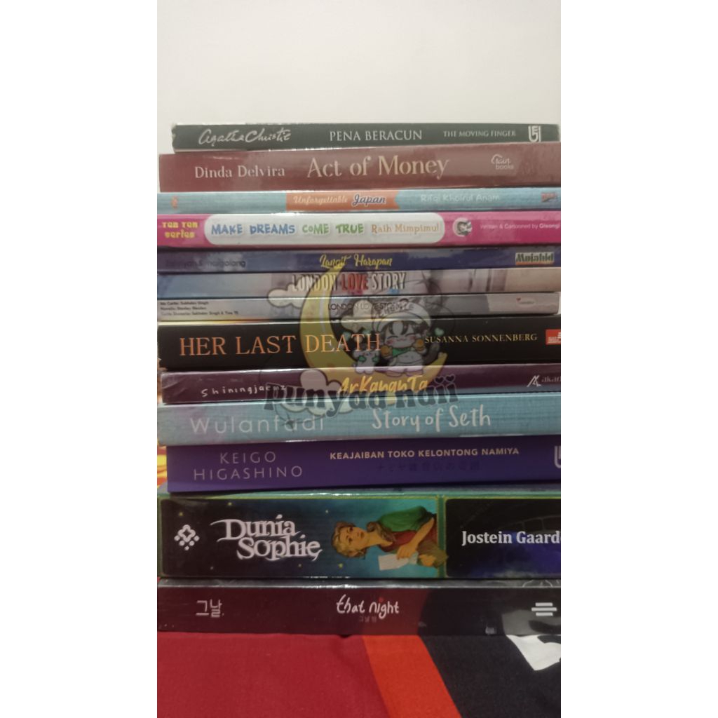 Preloved buku novel ori original murah murce arkananta toko kelontong nishimiya keajaiban dunia Soph