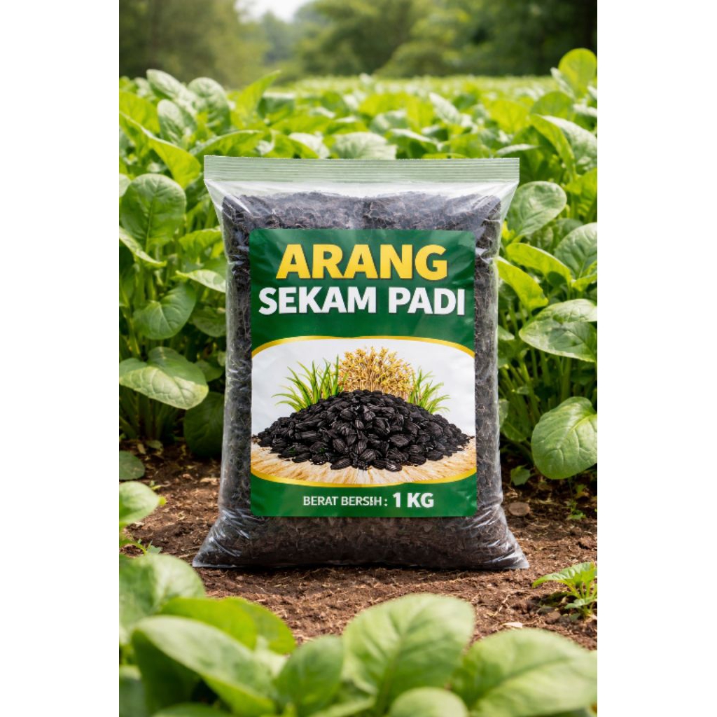 Arang Sekam Padi Murni