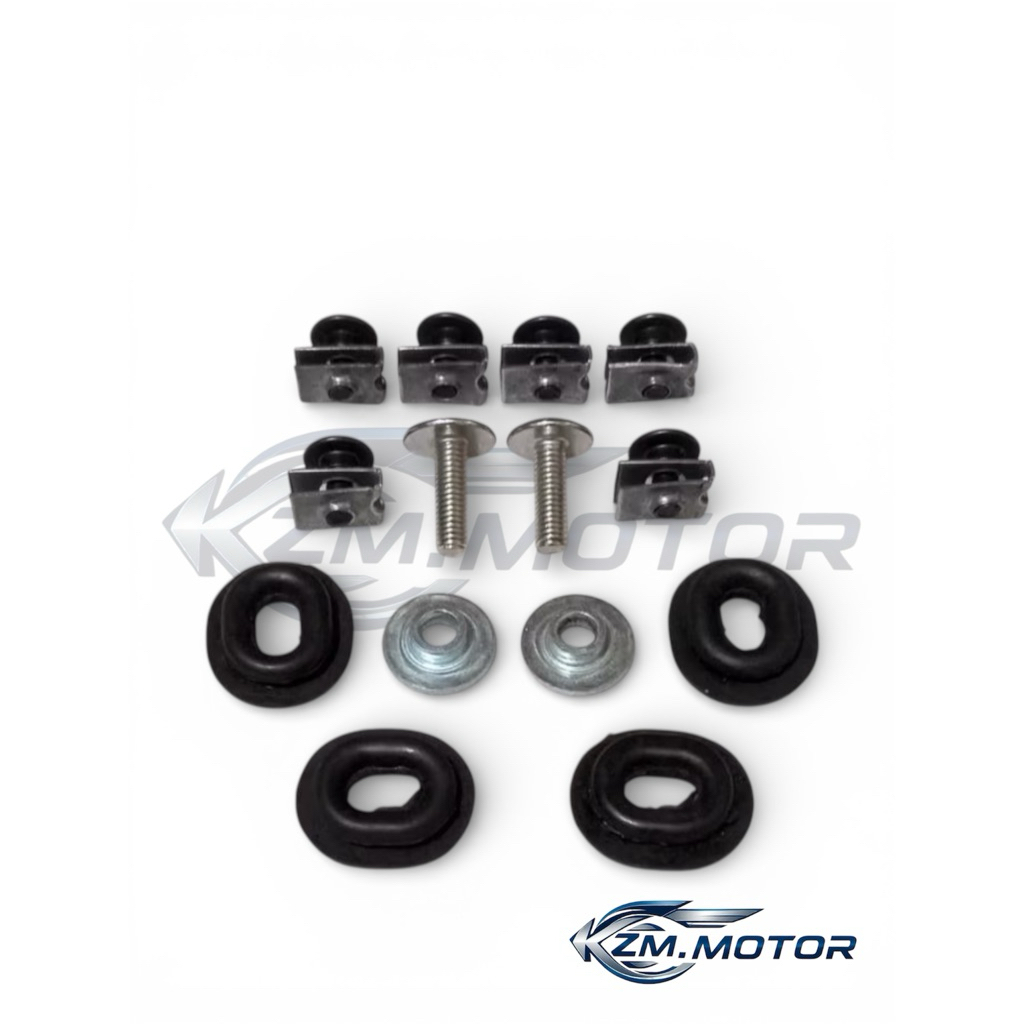 Baut Full Set Cover Bodi Body Box Aki Motor Honda Tiger Revo 200 Karbu Karburator Lama