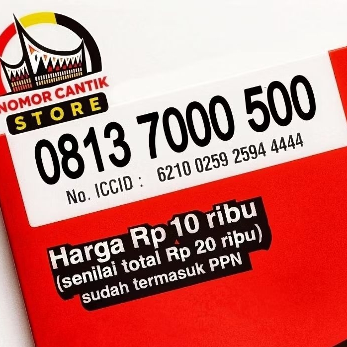 Nomor Cantik Telkomsel 11 Digit Simpati 7000 500