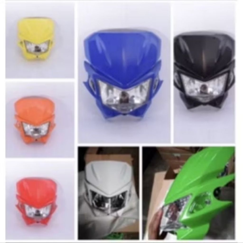 HEADLAMP KLX 150 S L LAMPU DEPAN KLX150 S REFLEKTOR KLX 150 OLD HEADLIGHT KLX150 CRF WR KLX KLXBF DT