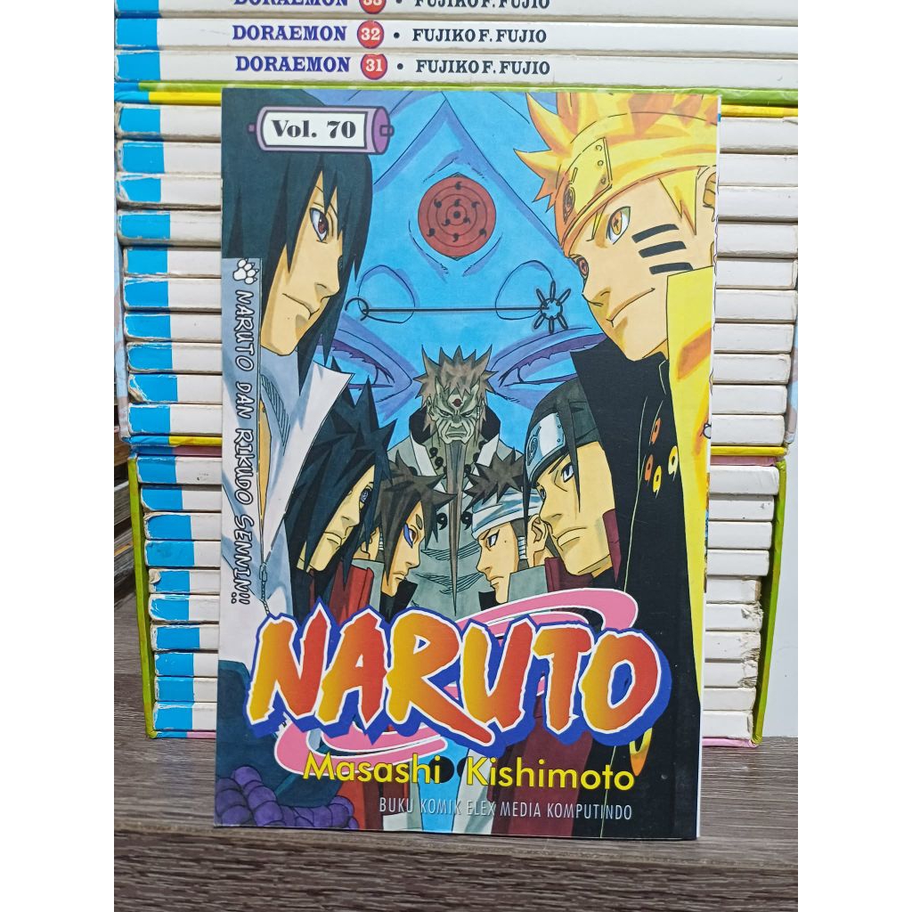 Komik naruto 70 komik lepas segel , mulus seperti baru