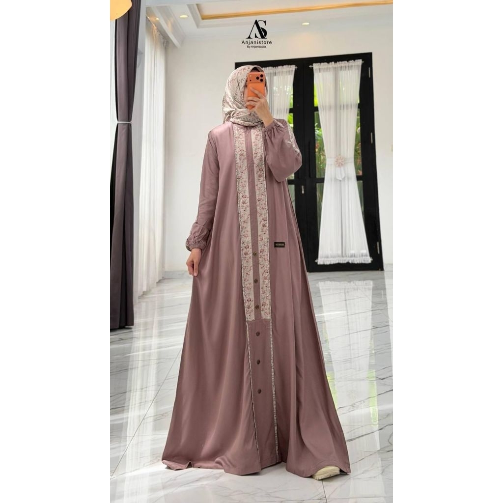 Dress Troso Etnic Ori Anjani Store by Anjani Sabila// Gamis launchingan Terbaru Anjanistore