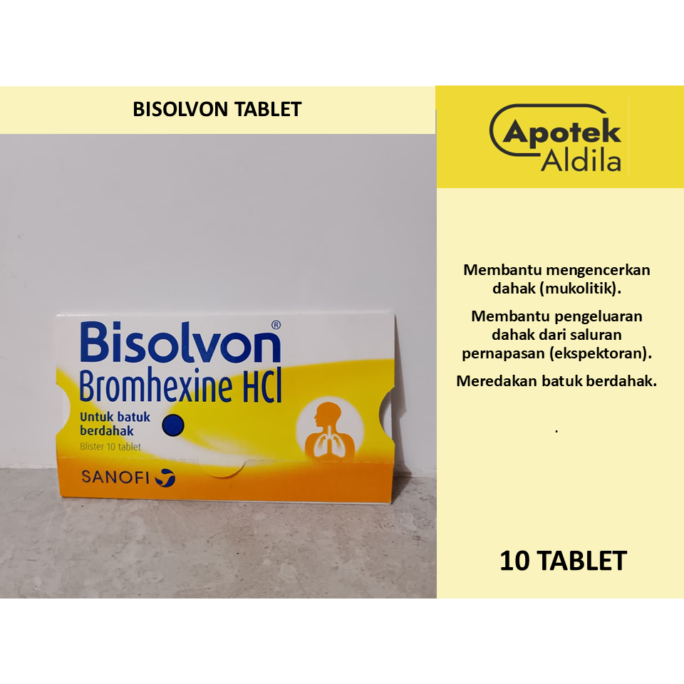 BISOLVON 8 MG TAB UNTUK BATUK BERDAHAK
