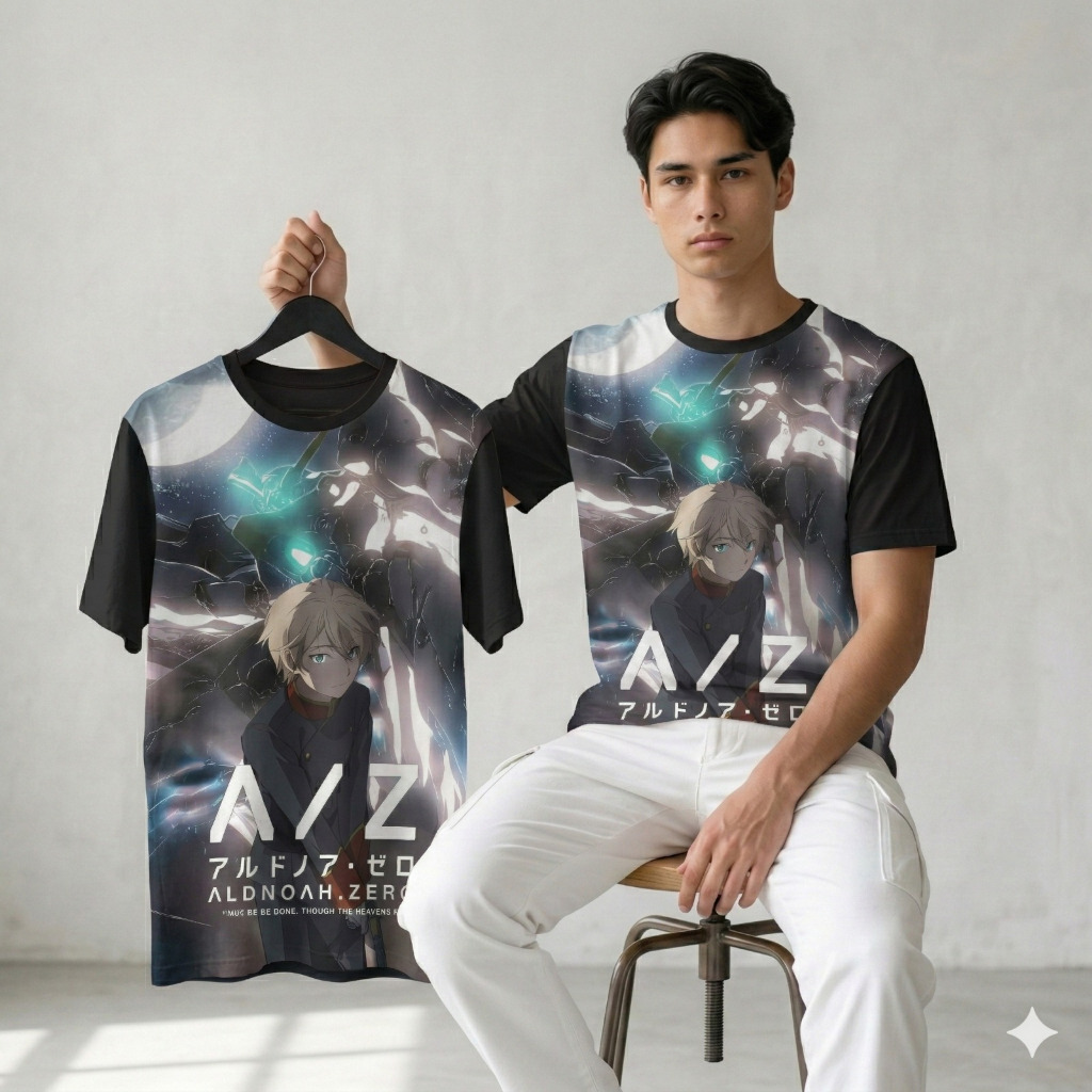 KAOS FULL PRINT SLAINE TROYARD ALDNOAH ZERO DISTRO MOTIF SLAINE TROYARD ALDNOAH ZERO FULLPRINTING PR
