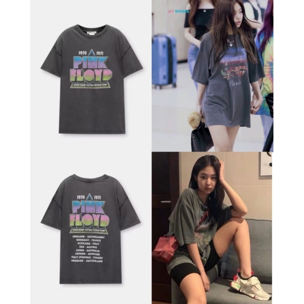 Kaos Oversize Pull&bear Pink Floyd