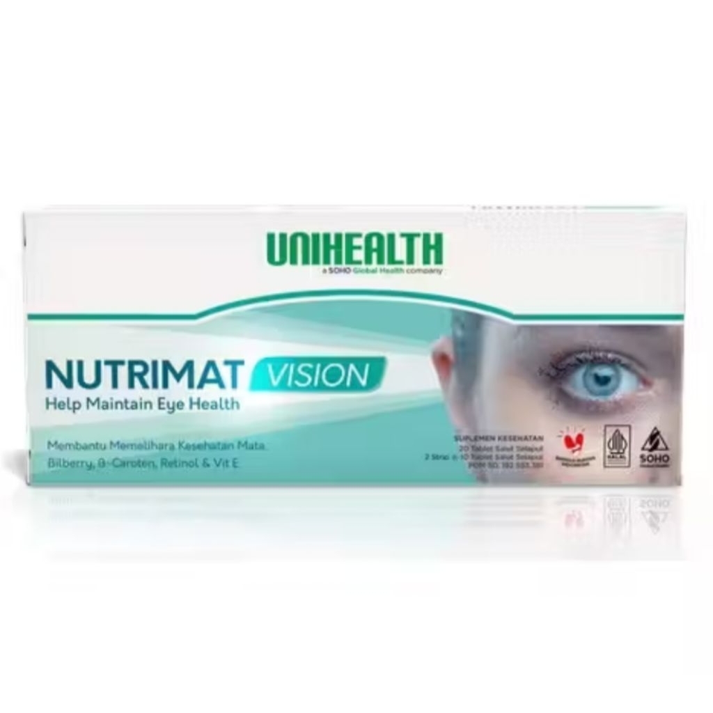 Nutrimat VISION Nutrisi Mata Memelihara kesehatan Mata Unihealth