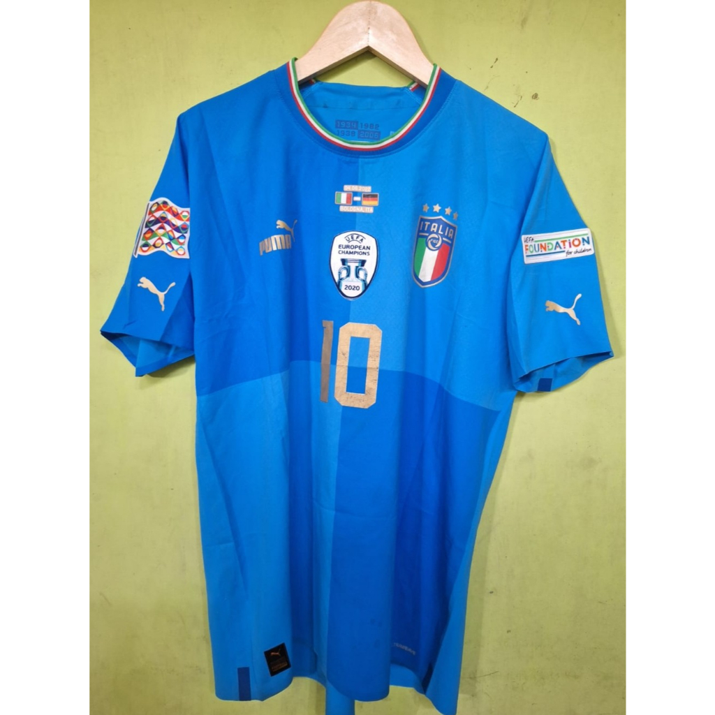 Jersey Italia Home 2022 ORI PLAYER ISSUE SIZE L MURCE