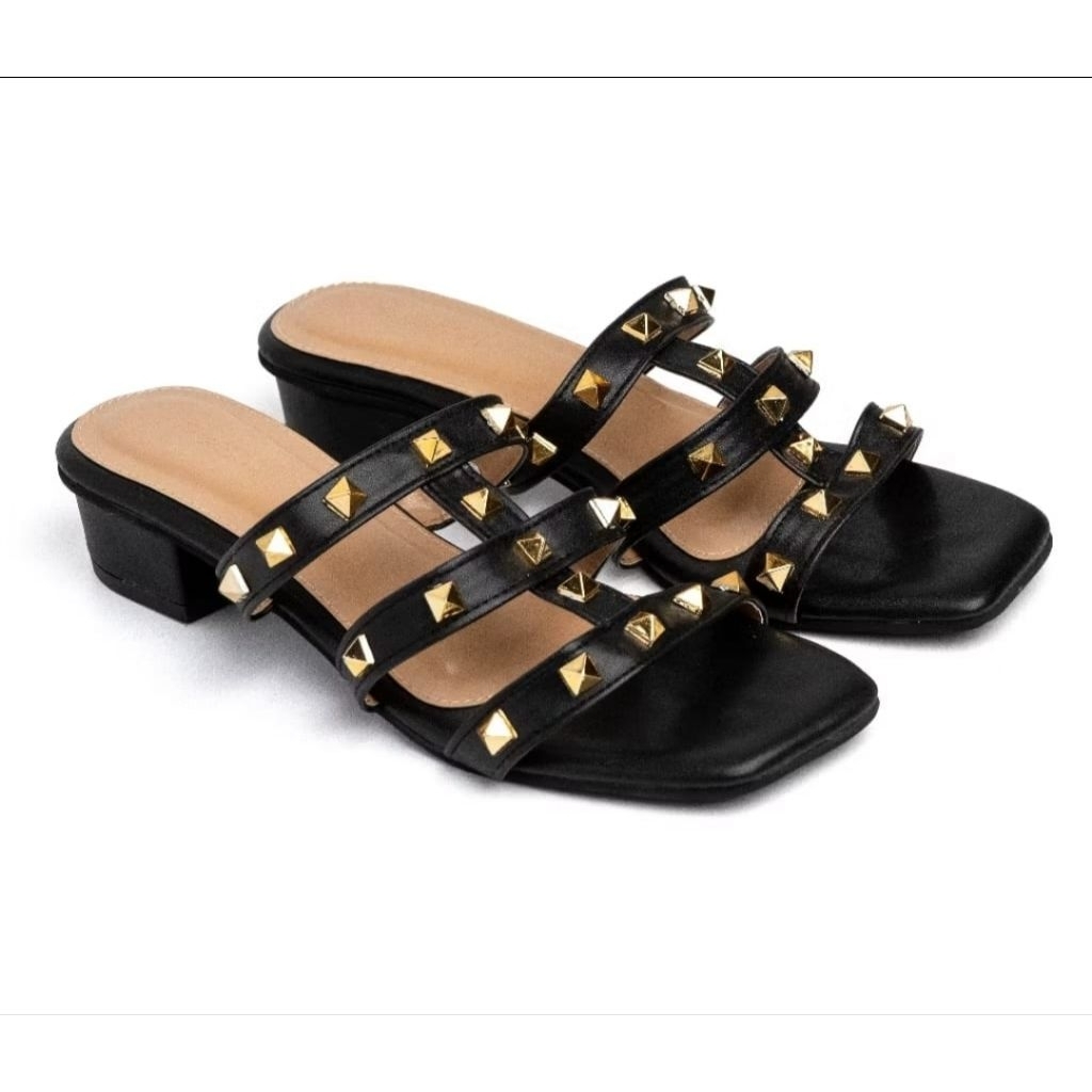 Sandal hak wanita 2.5cm