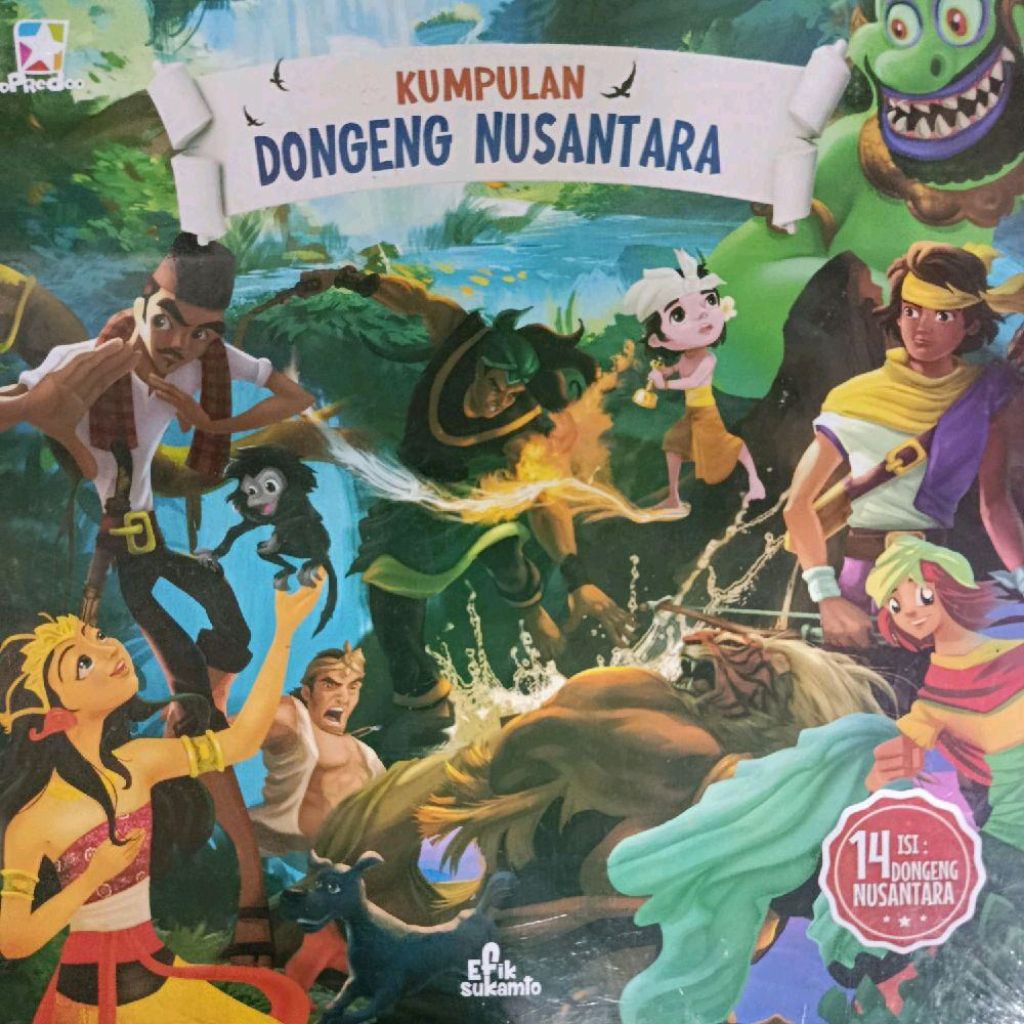Buku bacaan anak cerita dongeng bergambar Kumpulan Dongeng Nusantara Hard Cover