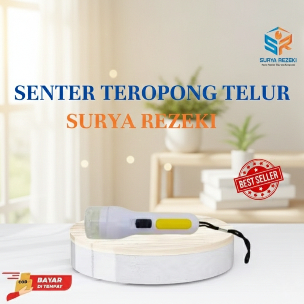 senter teropong telur senter