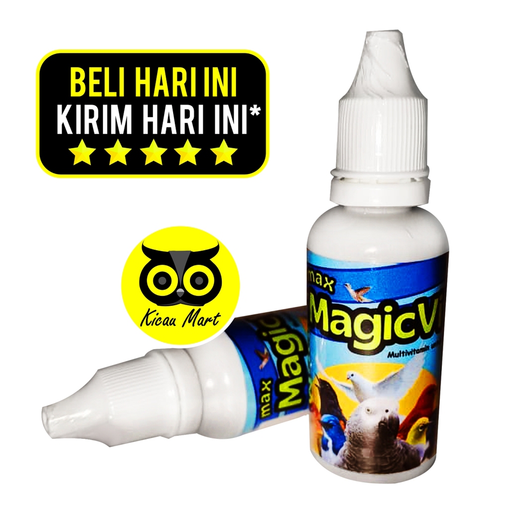 KICAU MART Magic Vit Vitamin Burung Murai Batu Kacer Lovebird Parrot Paruh Bengkok Pleci Merpati Ken