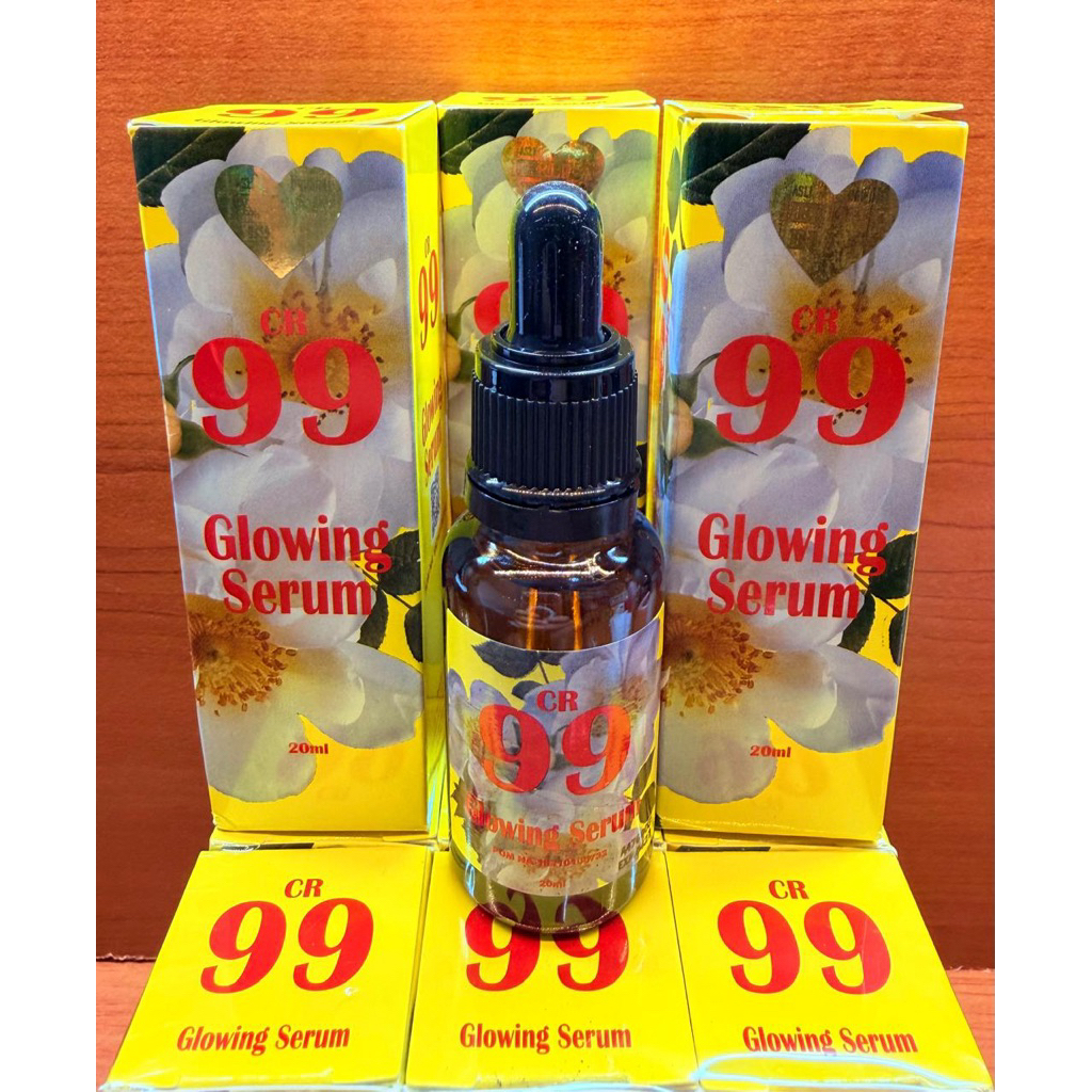SERUM WAJAH GLOWING 99 BUNGA 10ml MENCERAHKAN MEMUTIHKAN WAJAH