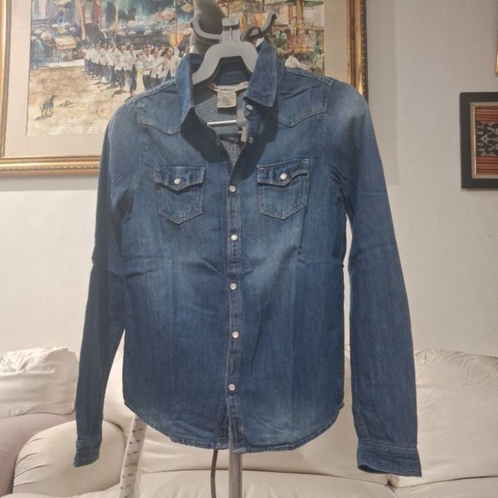 Kemeja Zara Denim Preloved