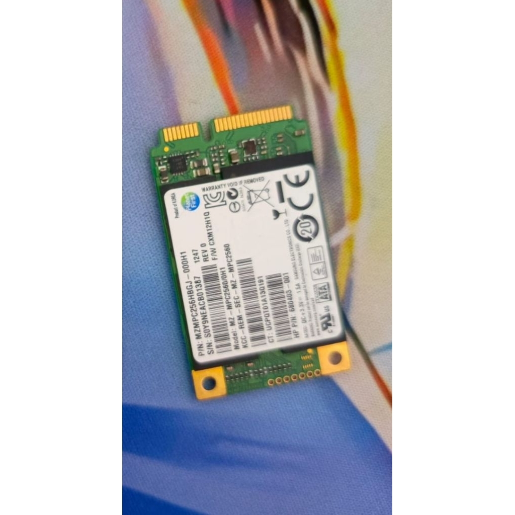 Ssd Msata samsung 256gb sentinel 99 normal