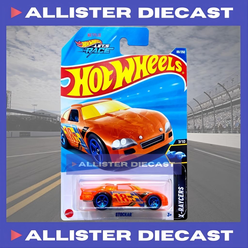 Hot Wheels Stockar Orange Transparan Hotwheels Stockar Orange HW Xraycers Hot Wheels Lets Race
