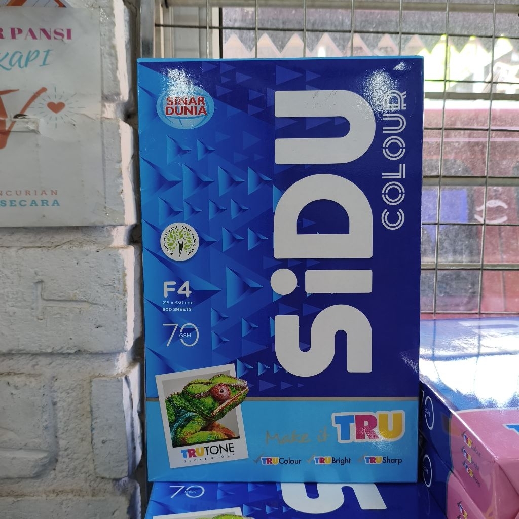 Hvs sidu f4 70 gsm Warna biru hvs warna kertas warna hvs 70 gsm
