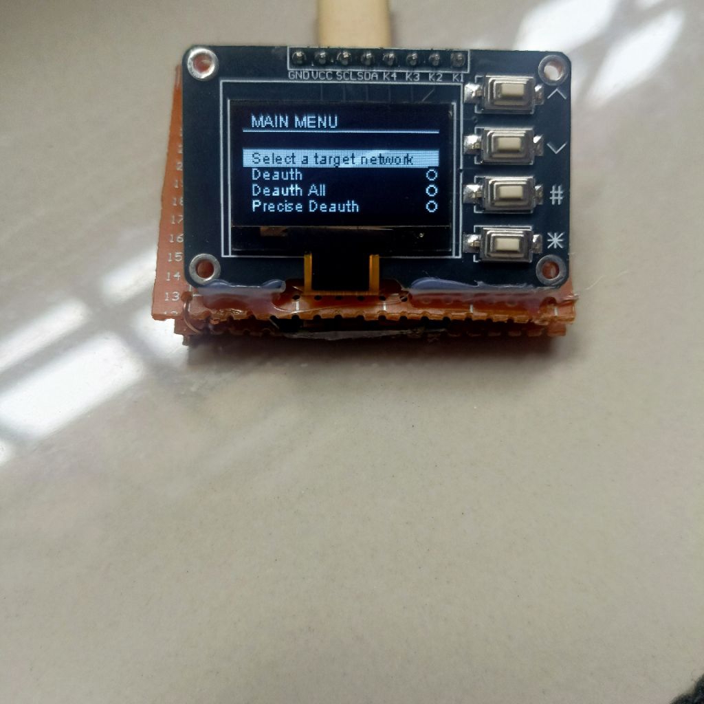 Wifi-deauther esp8266/wemos board nethercap portable