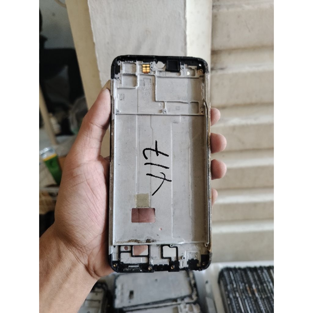 FRAME LCD TATAKAN LCD ORIJINAL COPOTAN ALL TIPE A3S A5S A12 13C 14C C56 C75 Y12 Y15 Y17 Y20