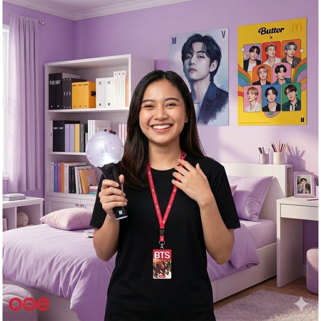 BBC - KAOS FANS BTS ARMY - KAOS LANYARD BANGTAN - WORLD TOUR ARIRANG