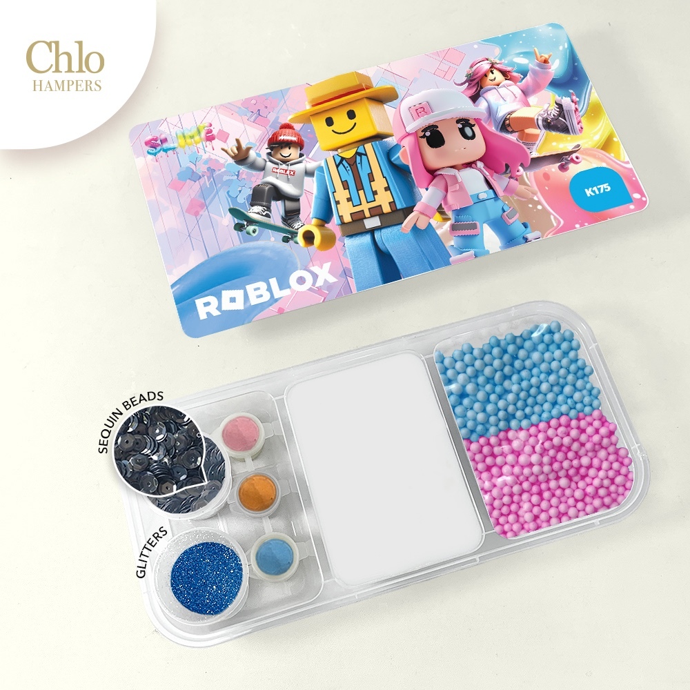 Souvenir Ulang Tahun Anak Perempuan Mainan Sensory Roblox ( Slime Coloring Kanvas )